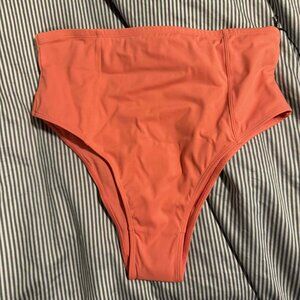 TA3 NWT Coral bathing suit bottoms L